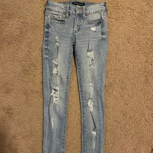 Aeropostale Ripped Skinny Jeans
